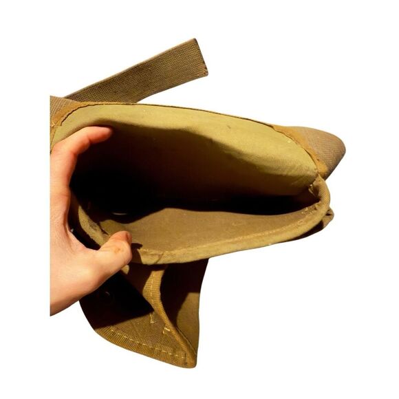 McGuire-Nicholas Vintage Green Tan Canvas Tool Belt with Multiple Pouches - Picture 3 of 7